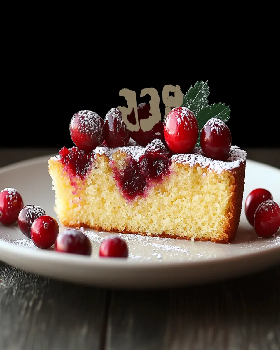 Cranberry Orange Breakfast Cake Recipe First Image First Image