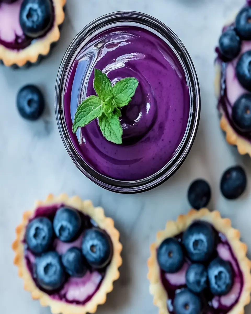 Easy Blueberry Curd Recipe for Tarts, Cakes, and Fruit Desserts First Image First Image
