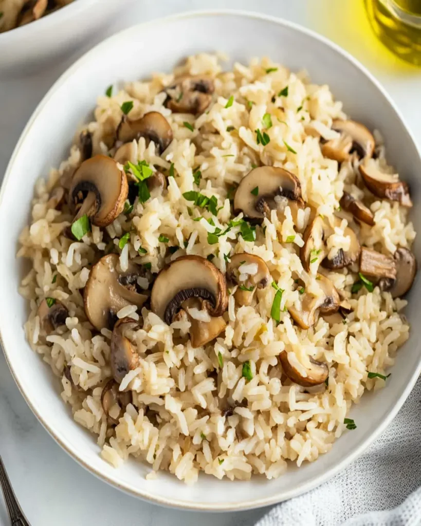 Mushroom Rice First Image First Image