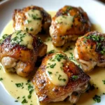Bobby Flay Chicken Thighs in Creamy Garlic SauceBobby Flay Chicken Thighs in Creamy Garlic Sauce First Image First Image