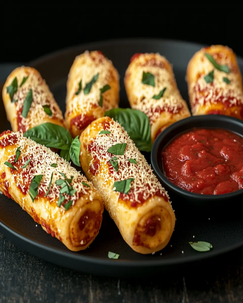 Garlic Parmesan New York Pizza Rolls Recipe First Image First Image