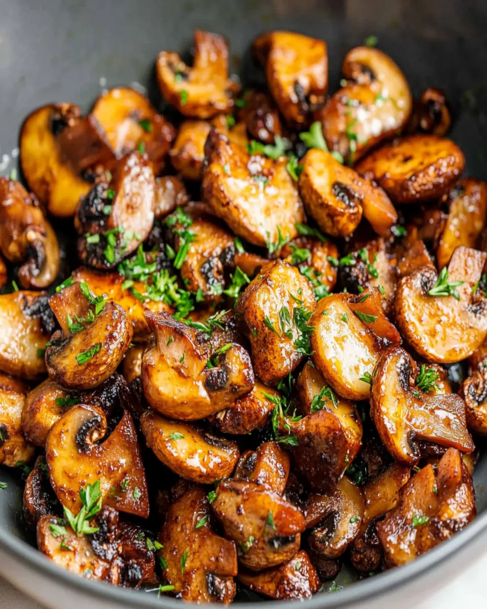 Air Fryer Mushrooms First Image First Image