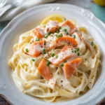 Smoked Salmon Fettuccine Alfredo First Image First Image