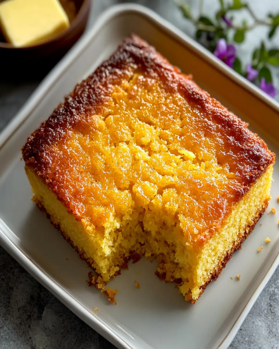 Sweet Cream Cornbread First Image First Image