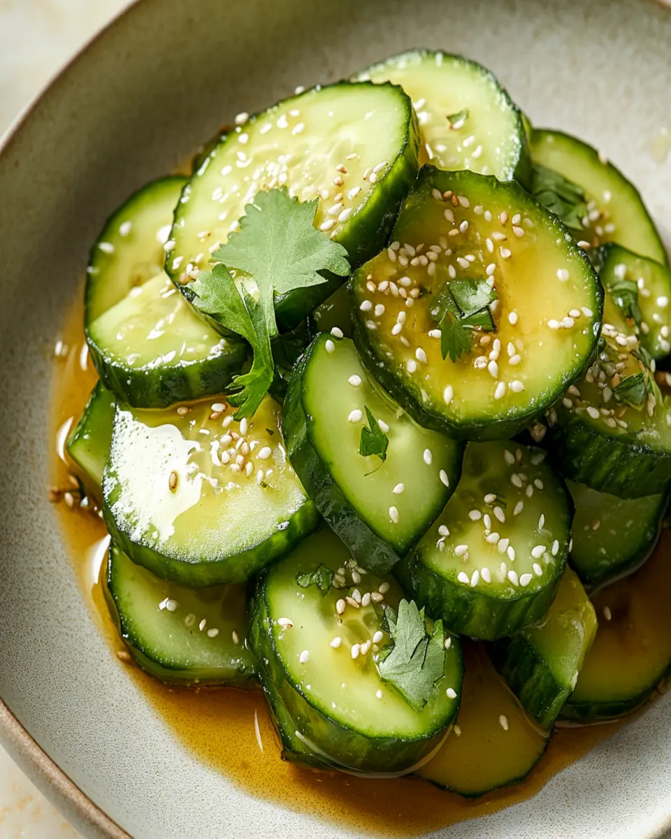 Marinated Cucumber & Avocado Salad First Image First Image