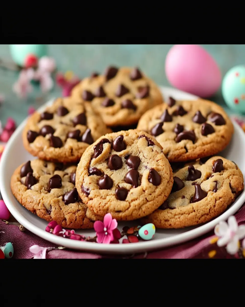 Easter Chocolate Chip Cookies First Image First Image