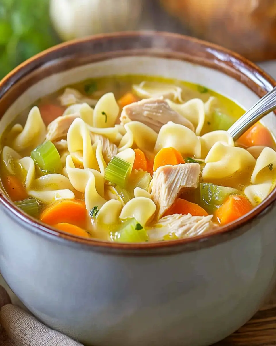 Easy Chicken Noodle Soup First Image First Image