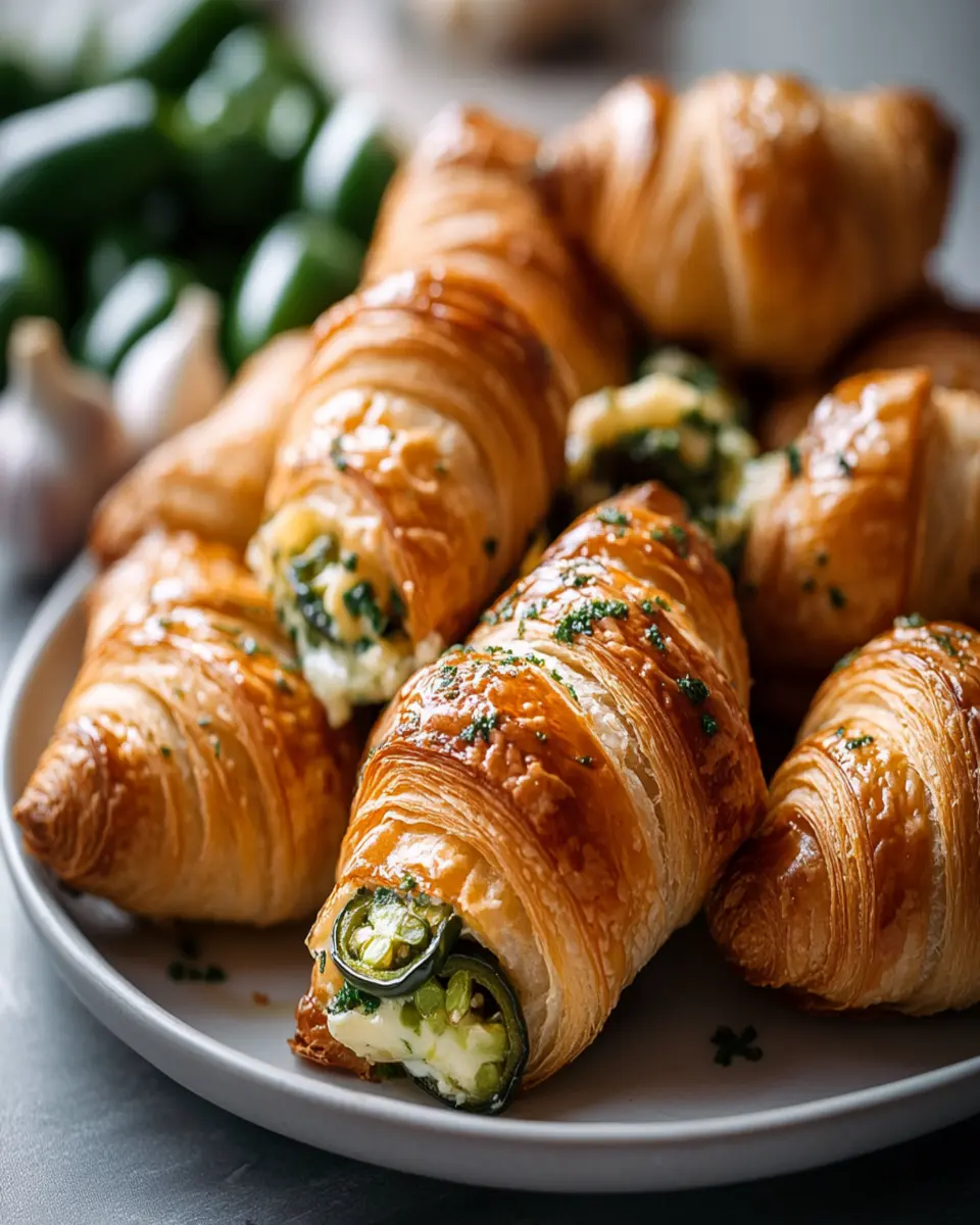 Garlic Croissant Jalapeño Poppers First Image First Image
