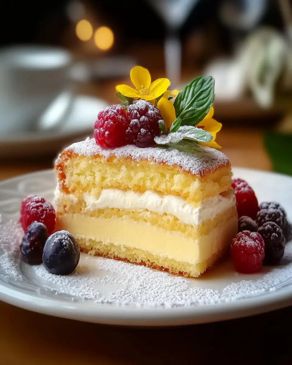 Karpatka Cake Recipe – A Creamy Polish Mountain Cake First Image First Image