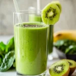 Creamy Green Smoothie Recipe (Green Detox Smoothie) First Image First Image