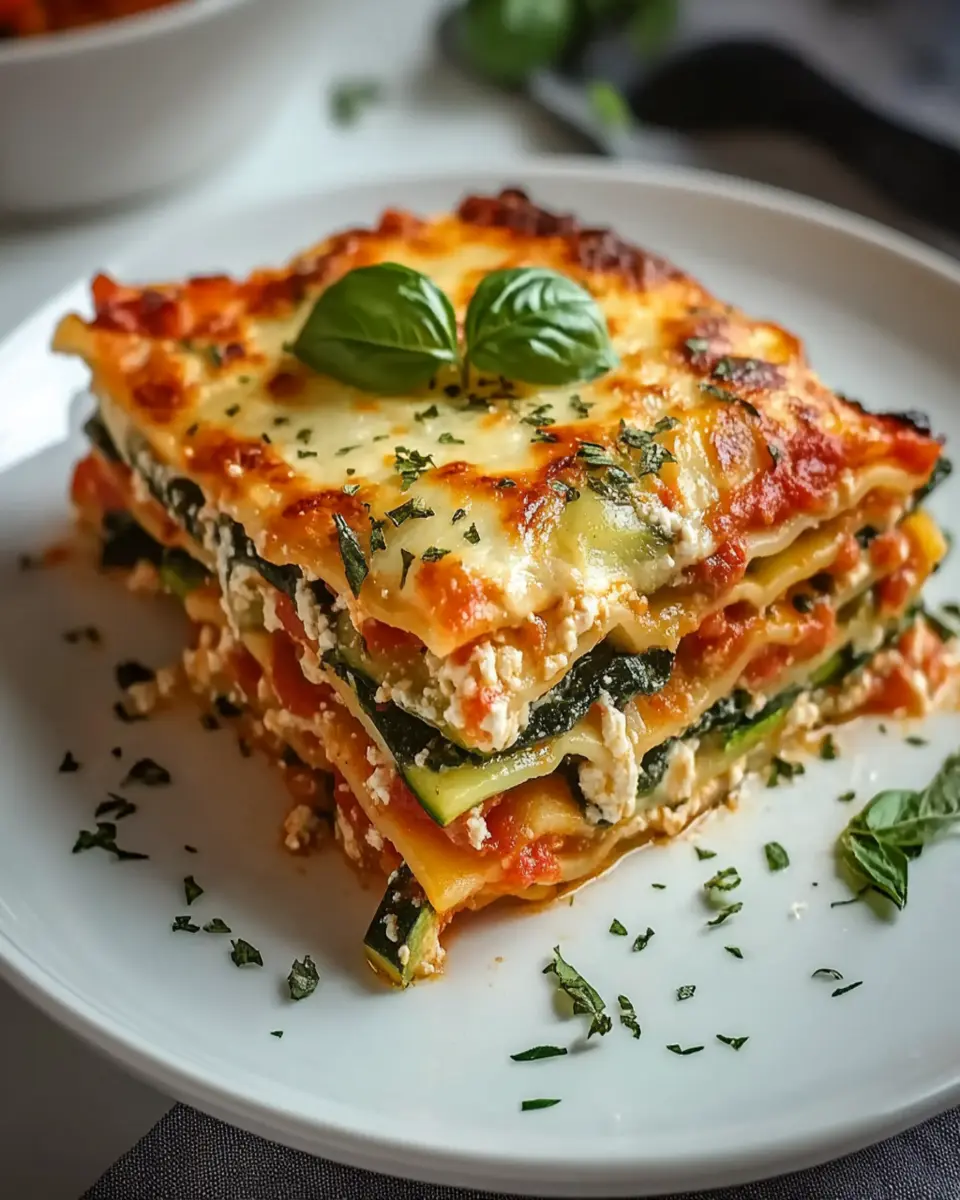 High Protein Veggie Lasagna First Image First Image