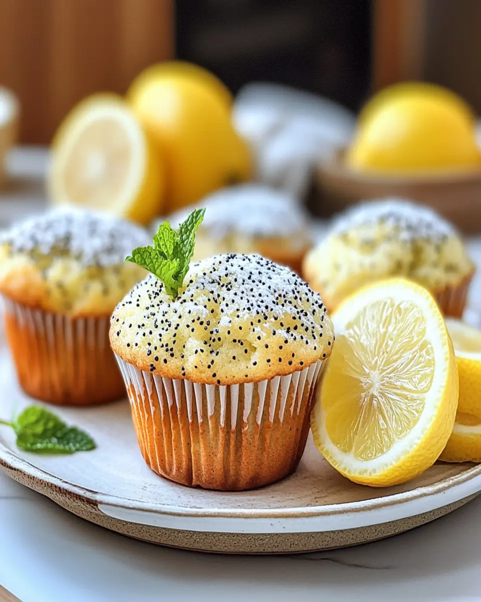 Irresistible Lemon Poppy Seed Muffins Recipe to Try Now First Image First Image
