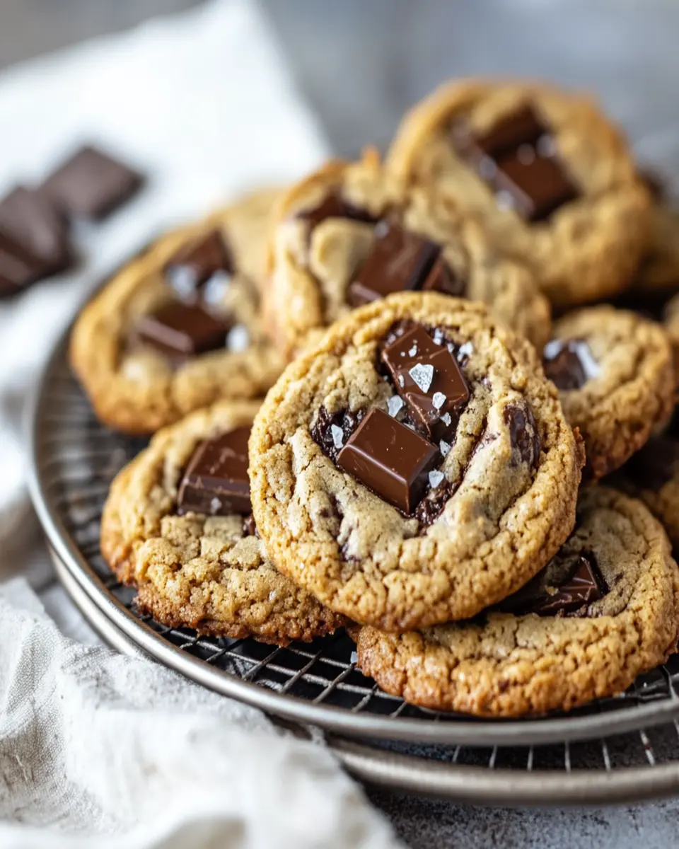 Bourbon Brown Butter Chocolate Chunk Cookies First Image First Image