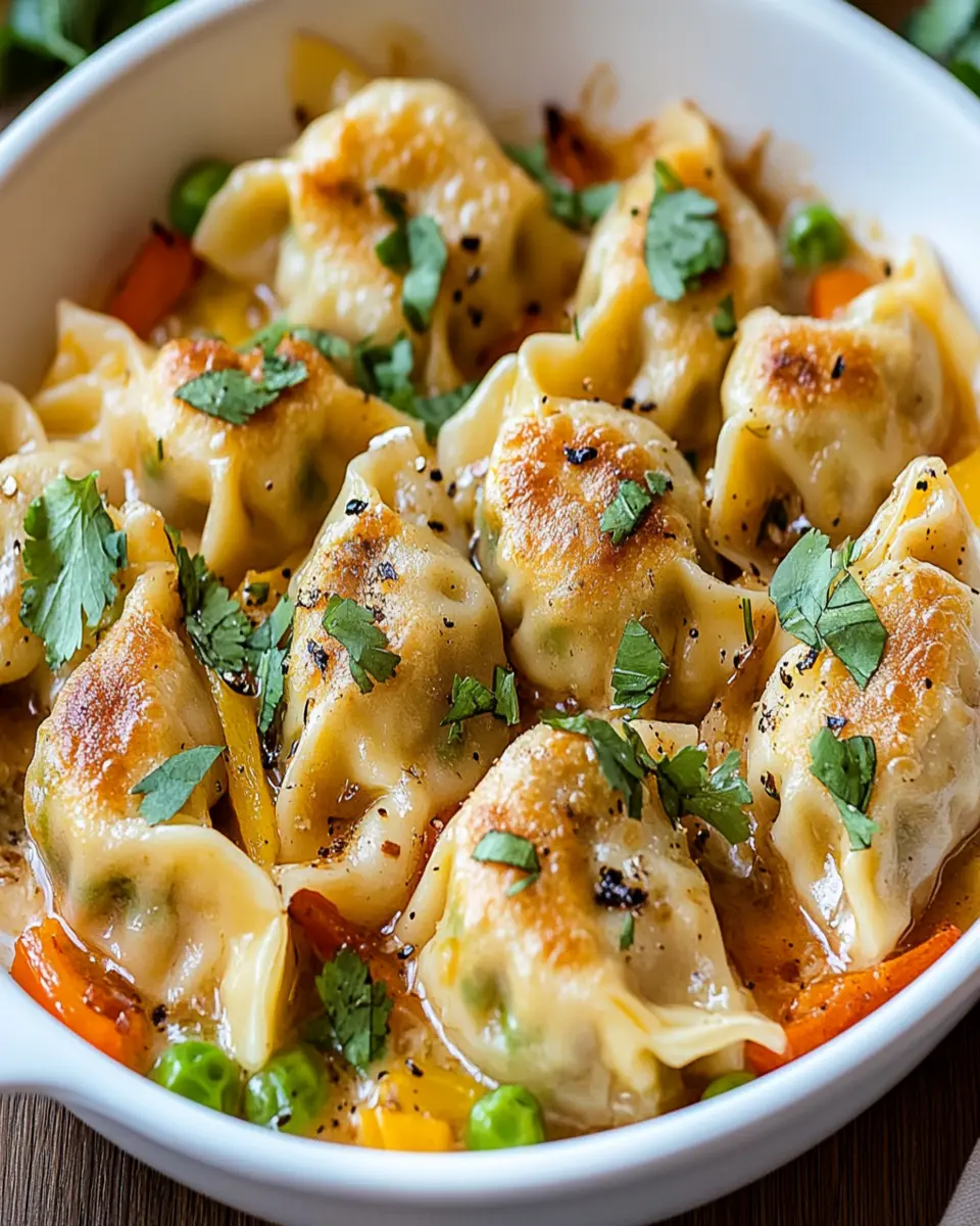 Irresistible One-Pan Dumpling Bake Recipe to Delight You First Image First Image