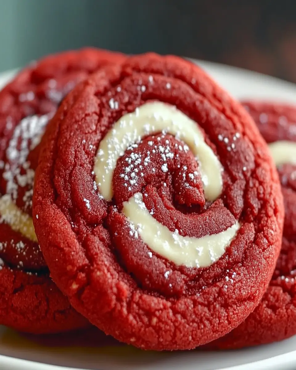 Red Velvet Cream Cheese Swirl Cookies First Image First Image