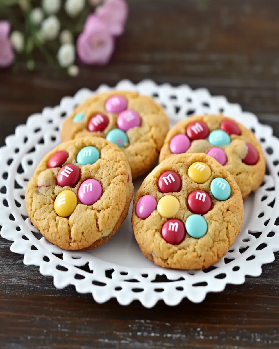 Easter M&M Chocolate Chip Cookies First Image First Image
