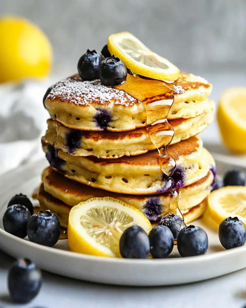 Lemon Blueberry Pancakes First Image First Image