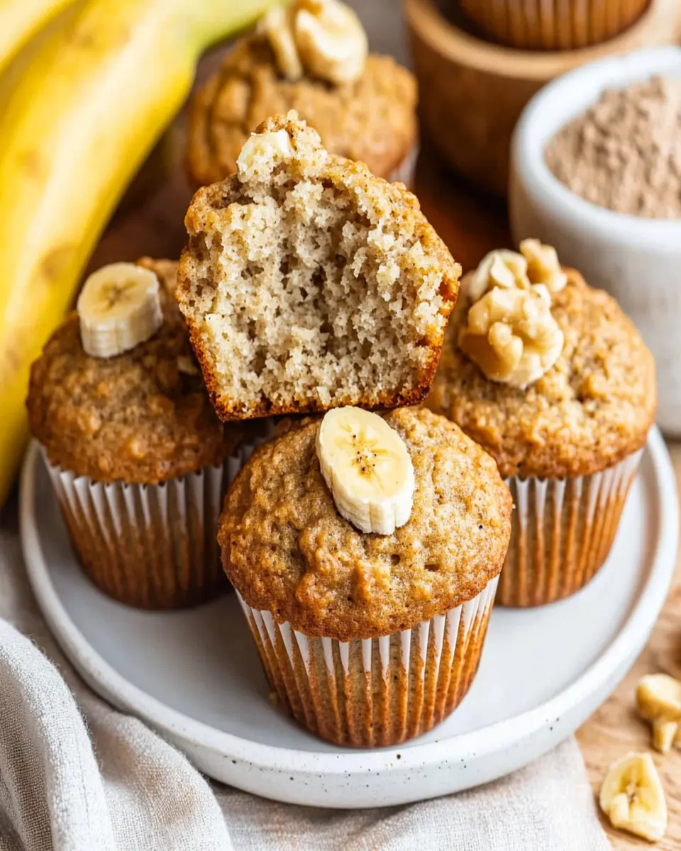 Banana Muffins, But Make Them High-Protein First Image First Image