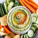 Easy Spinach Artichoke Hummus First Image First Image