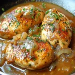 Irresistible Skillet Chicken in Onion Sauce Recipe First Image First Image