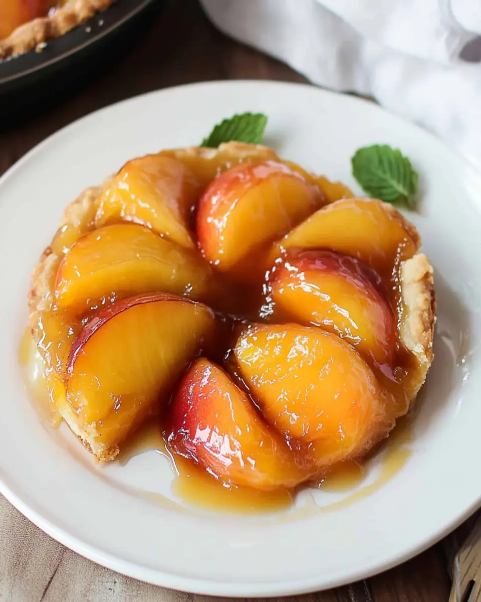 Peach Tarte Tatin First Image First Image