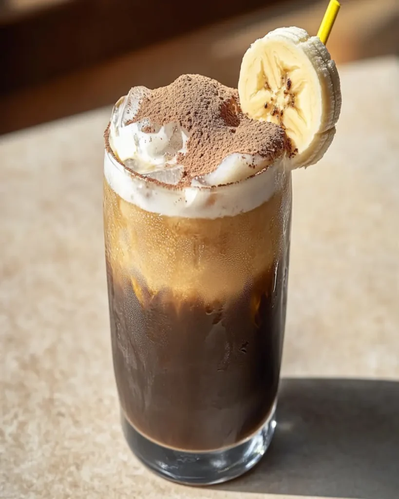 banana coffee (banana iced coffee) First Image First Image