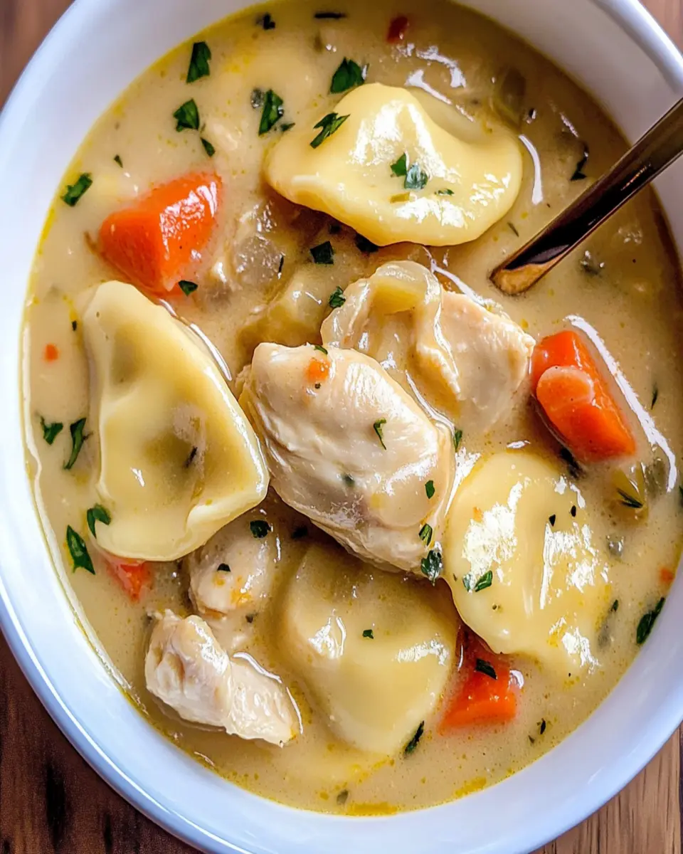 Crock Pot Chicken Pierogi Stew First Image First Image